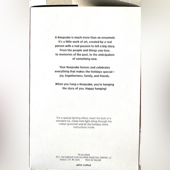 Hallmark Disney Tinker Bell Ornament 4” H Pixie - Dusted Poinsettia Holiday 2023 - Picture 3 of 4